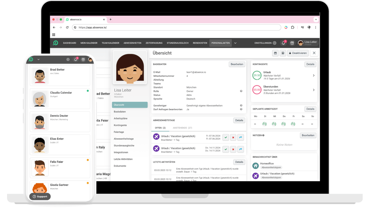personalakte desktop smartphone personalakte desktop smartphone